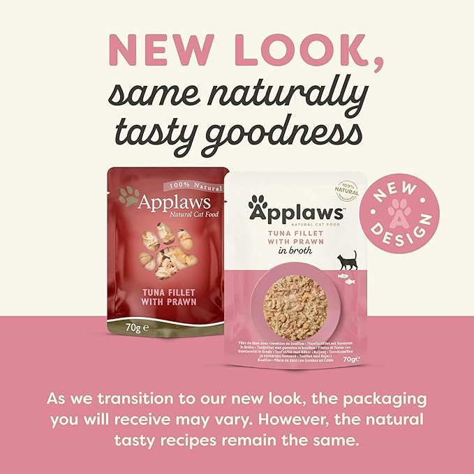 Applaws Tuna Fillet with Pacific Prawn Wet Cat Food