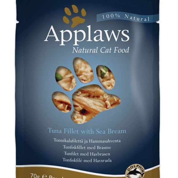 Applaws Tuna Fillet With Sea Bream Wet Cat Food